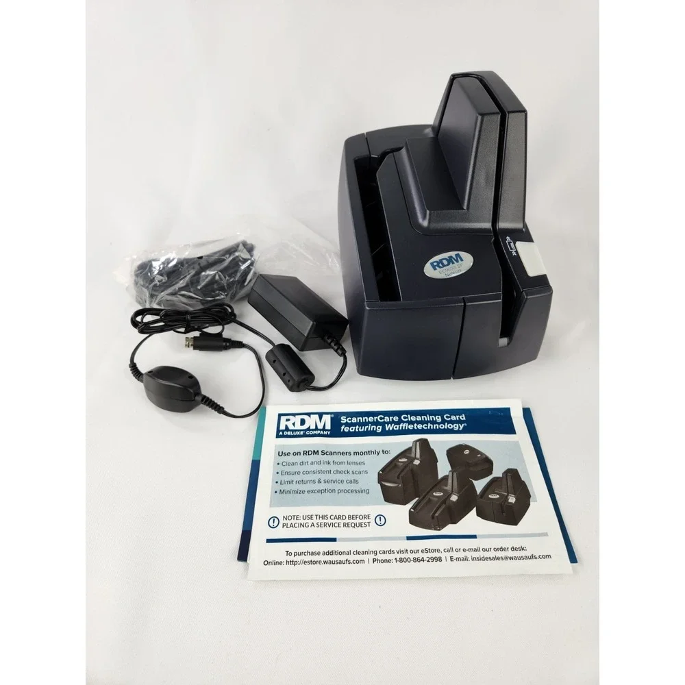 RDM EC9600i SF Check Reader Scanner Incl Cords And Quick‎ Start Guide Heavy Duty